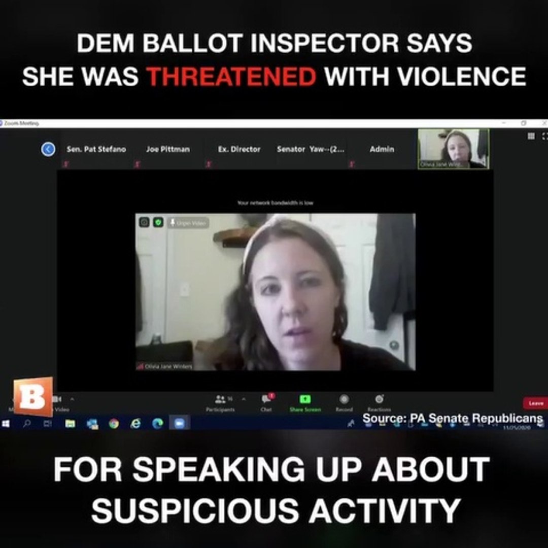 Election Fraud Exposed – Democratic Ballot Inspector Threatened With Violence