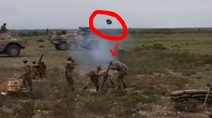 Guy Almost Loses His Head During South African Live Fire Drill