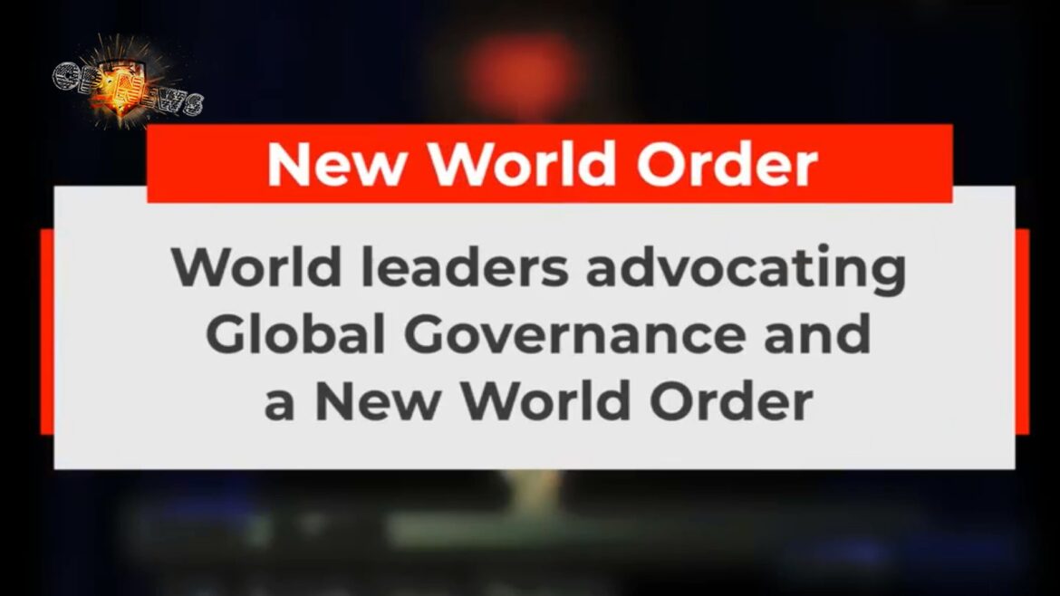 Listen to World Leaders Discuss the “New World Order”