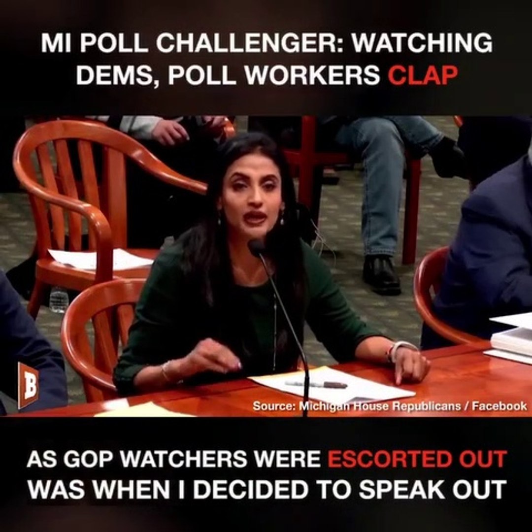 Michigan Poll Worker Witnessed Dems Clap and Cheer As GOP Poll Watchers Were Illegally Kicked Out