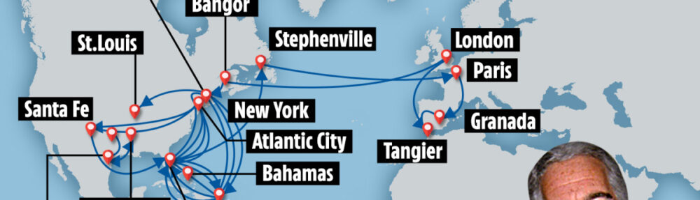 heres a list of all 26 locations bill clinton flew with jeffrey epstein on the lolita express
