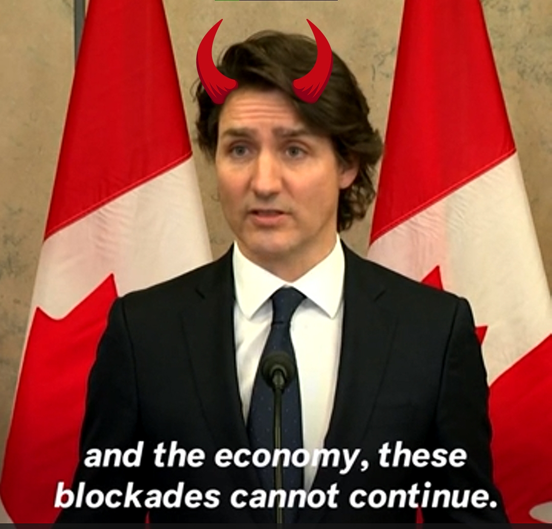 Justin Trudeau Threatens to Do “Whatever It Takes” to End Massive Canadian Trucker Freedom Protest