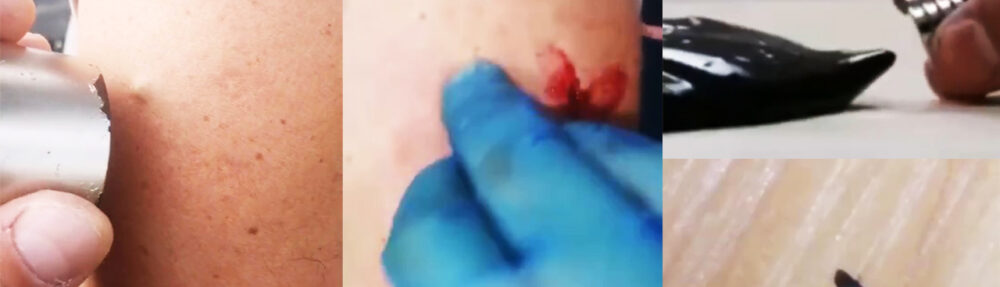 black goo also known as graphene oxide and ferrofluid