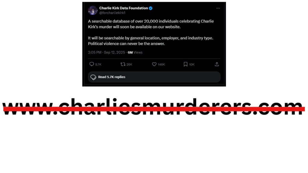 How to Shut Down Websites Doxing Charlie Kirk Critics • OP News